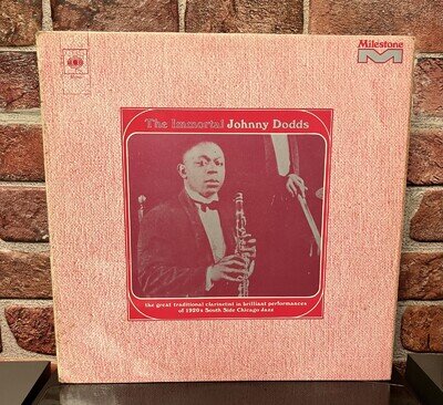 The Immortal Johnny Dodds Vinyl LP 1920s South Side Chicago Jazz Cleaned Tested