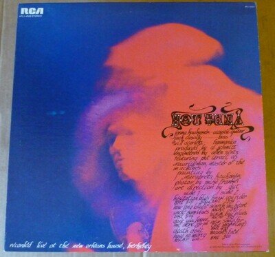 Hot Tuna - Hot Tuna (LP, Album, RE)