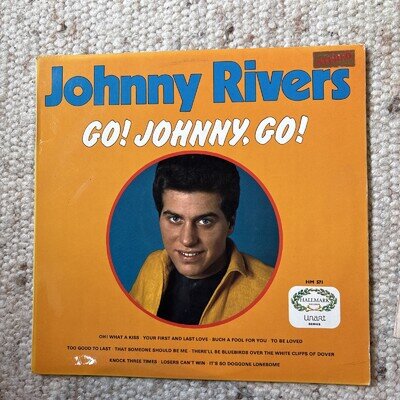 JOHNNY RIVERS CLASSIC 12" VINYL LP ALBUM GO! JOHNNY GO!