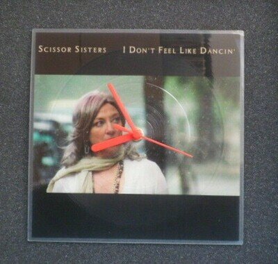 SCISSOR SISTERS CLOCK Square Shaped Picture Disc Vinyl Record SD81 Wall CLOCK