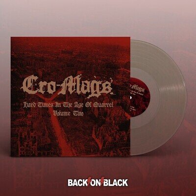 CRO-MAGS HARD TIMES IN THE AGE OF QUARREL VOL 2 (CLEAR VINYL) VINYL DOUBLE ALBUM