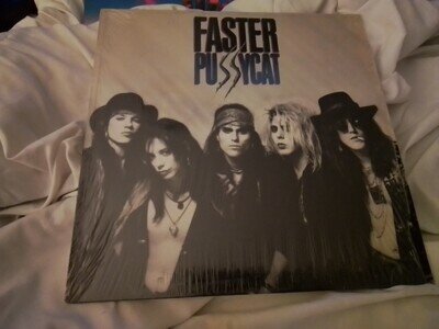 Faster Pussycat - Self-Titled- 12" Vinyl LP - 960 730-1 German Import - 1987 NM