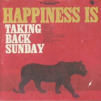 TAKING BACK SUNDAY - Happiness Is - Vinyl (limited gold & black swirl vinyl LP)