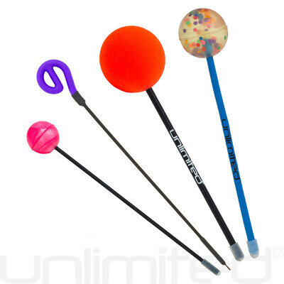 Fundamental Four Flumies - 4 Friction Mallets for Sound Healing & Therapy
