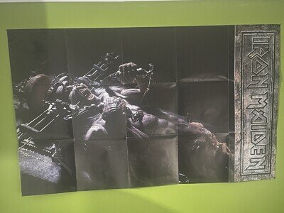 1995 XFactour Iron Maiden Poster Original 6 foot x 5 foot