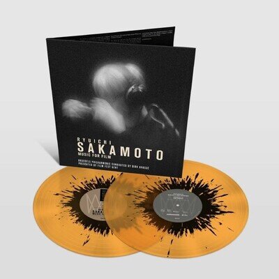 Ryuichi Sakamoto Music For Film Amber & Black Splatter Double Vinyl LP