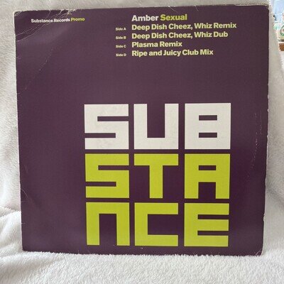 Amber - Sexual (12") 2 X 12 Inch DJ Promo Set Rare Remixes Retro cat:SUBDP2