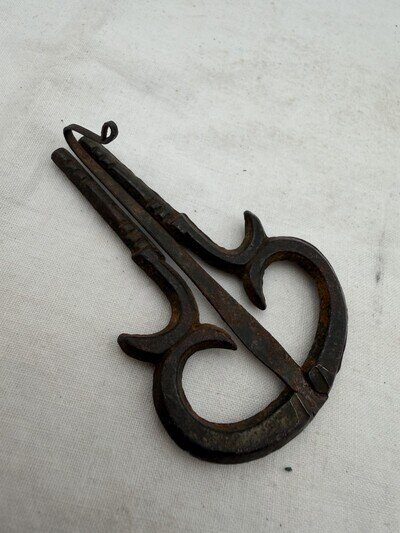 Antique Vintage Jews Mouth Jaw Harp Metal Musical Instrument YEC