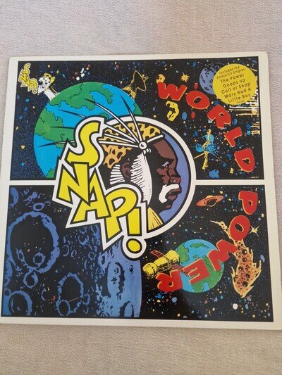 SNAP! World Power Vinyl Record Album LP Logic 1990 Original Eurodance Hip House