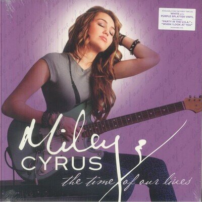 CYRUS, Miley - The Time Of Our Lives - white & purple splattered vinyl LP