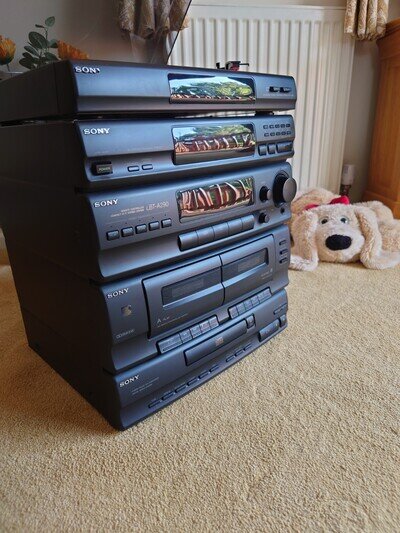 Sony LBT-A290 Vintage retro Midi Hifi Stereo System with Turntable