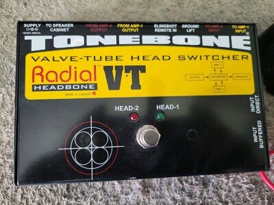 Radial Headbone VT Amp Head Switcher for Tube Amps