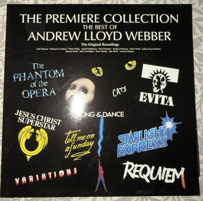 Andrew Lloyd Webber - The Premiere Collection: Best Of 1988 12" LP 33RPM ALWTV 1