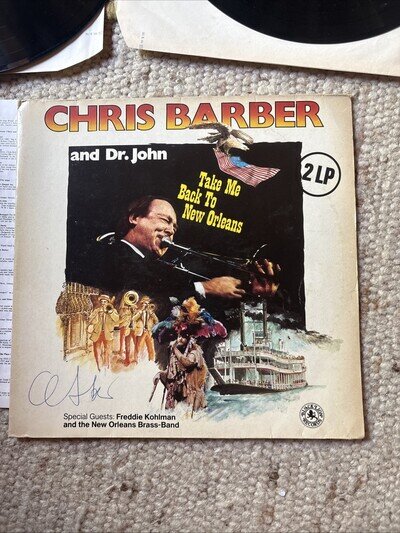 CHRIS BARBER & DR. JOHN Take Me Back To New Orleans 1981 UK Vinyl LP record