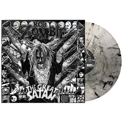ROB ZOMBIE THE GREAT SATAN CLEAR +BLACK SMOKE VINYL REVOLVER EXCLUSIVE LP SEALED