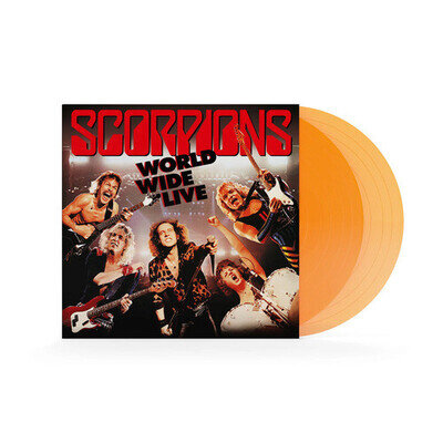 Scorpions : World Wide Live VINYL 12" Album Coloured Vinyl 2 discs (2023)