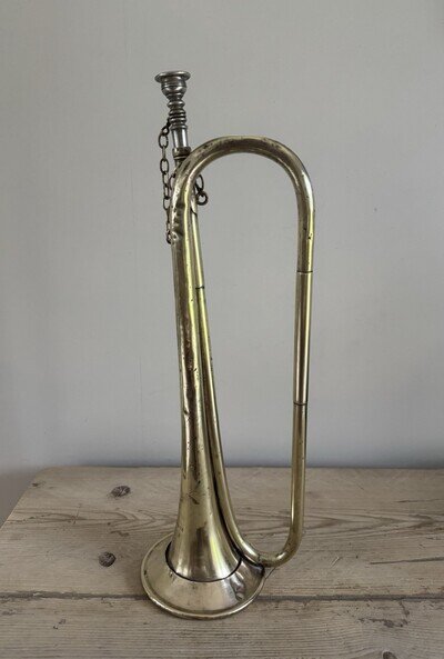 Military Bugle 1945 Vintage Brass A.F. Matthews (DRS) Ltd Numbered No.276 Brass