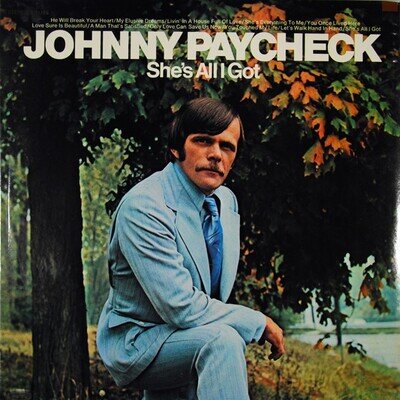 Johnny Paycheck - She's All I Got Vinyl LP Album (LP Record) - NM/NM