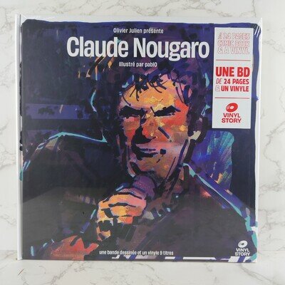 Claude Nougaro Vinyl Story 12" Vinyl Album LP Hardback Book Cover Sealed 2022