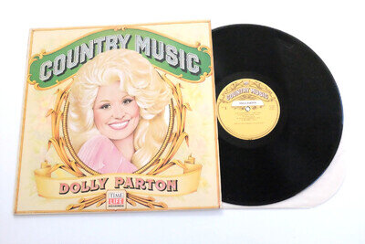 DOLLY PARTON - COUNTRY MUSIC LP VINYL EX/EX Rare 1981 Time Life Best Of Album