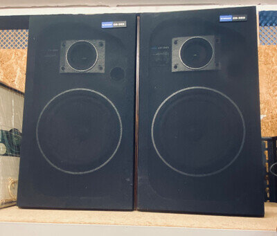 Vintage Pioneer CS-363 Hi-Fi Wooden Speakers Pair 40W / 8Ω Audiophile 1980s