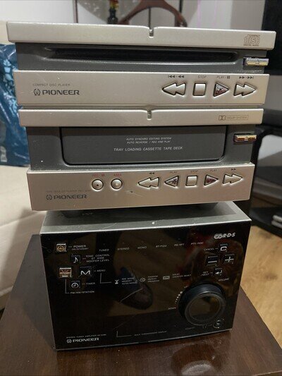 Pioneer Hi-Fi System PDC -Q180 Tape /CD SXQ-180 Radio Amp Working Condition