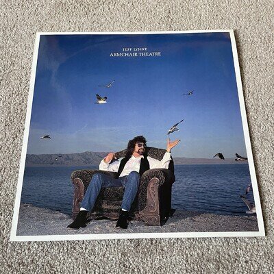 Jeff Lynne – Armchair Theatre Vinyl Record FIRST EUROPEAN Pressing 1990 ELO