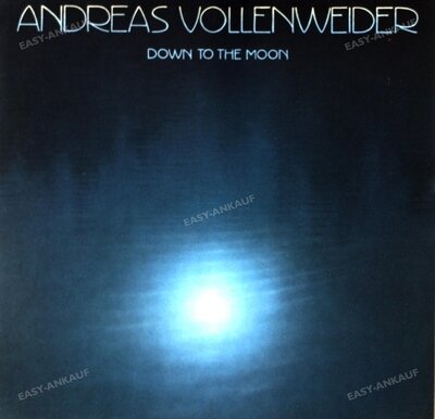 Andreas Vollenweider - Down To The Moon with promo pass LP (VG+/VG+) '