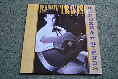 Randy Travis – Heroes And Friends (Duets) Vinyl LP 1990 Germany 7599-26310-1