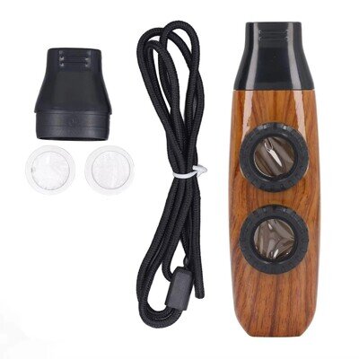 1 Set Kazoo Flute with Diaphragm Dual Hole Adjustable Wind Instrument
