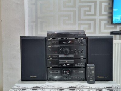 Technics SU-X102 Hi-Fi Stereo Stack System With Speakers & Remote Hi-Fi Separate