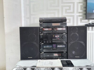 Technics SU-X950 Stereo Stack System With Speakers & Remote Hi-Fi Separates