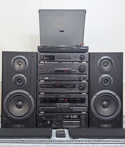 Pioneer A-z370 Z Series Hifi Stack System Separate With Speakers And Remote