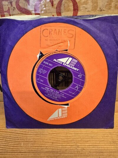 Mitch Ryder Jenny Take A Ride! UK 7" vinyl single record