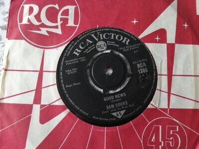 SAM COOKE UK RCA 45 GOOD NEWS 1964 1st ISSUE VG+