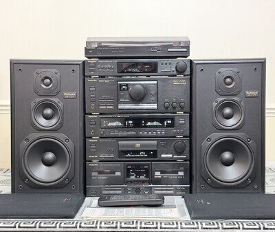 Technics Su-x520d High End Hifi System Separate Plus Speakers, Manual + REMOTE