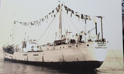 OFFSHORE PIRATE RADIO RADIO MI AMIGO POSTCARD