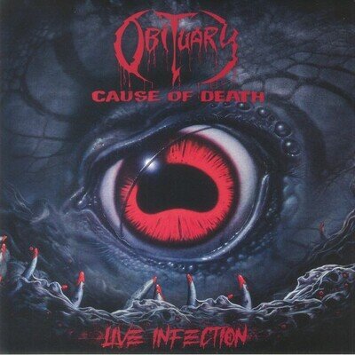 OBITUARY - Cause Of Death: Live Infection - Vinyl (blood red vinyl LP + insert)