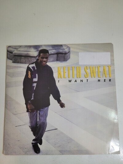 Keith Sweat --I Want Her Vinyl 7" Hip Hop Funk Soul 1987 New Jack Swing Elektra