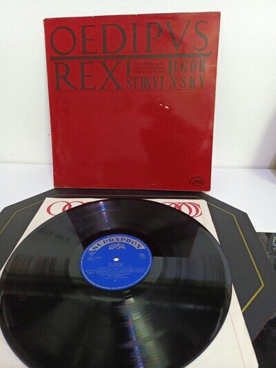 LP Record of Igor Stravinsky's Oedipus Rex New York Philharmonic