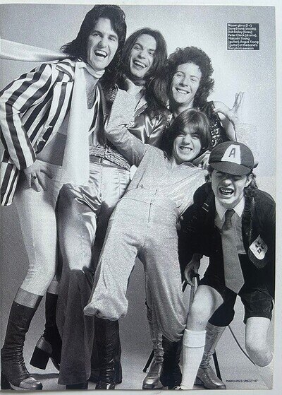 AC/DC - 2023 full page UK magazine poster