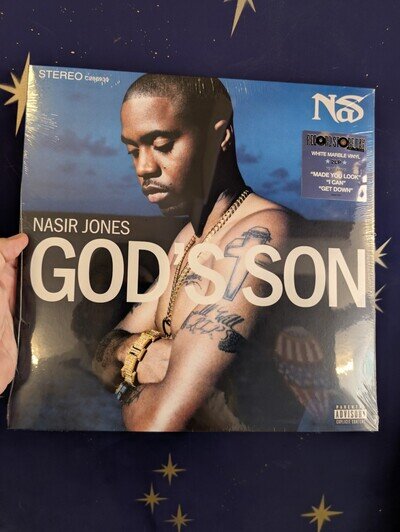 Nas - God's Son Vinyl LP White/Black Marble Colour RSD Record Store Day 2026