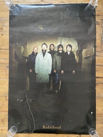 Vintage Radiohead Poster. Large A1