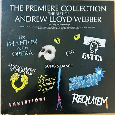 Andrew Lloyd Webber, The Premier Collection 12" Gatefold Vinyl LP Condition, Ex