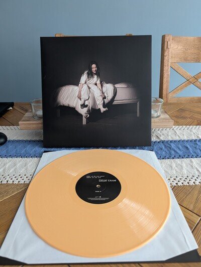 Billie Eilish When We All Fall Asleep, Where Do We Go? Orange Vinyl LP