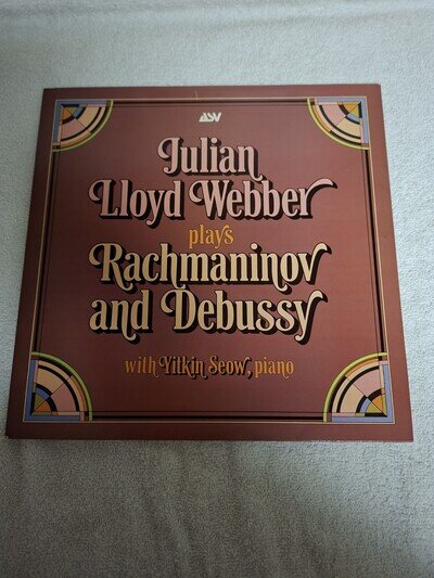 Julian Lloyd Webber Plays Rachmaninov And Debussy With Yitkin Seow Vinyl LP EX