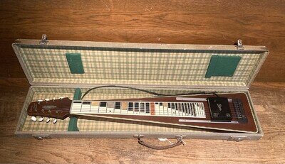 Vintage Otmin 8stg Lap Steel w/OHSC - VG
