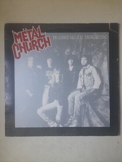 Metal Church - "Blessing In Disguise" Original Vinyl LP (with insert)