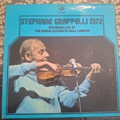 STEPHANE GRAPPELLI "STEPHANE GRAPPELLI 1972" VINYL LP VG+