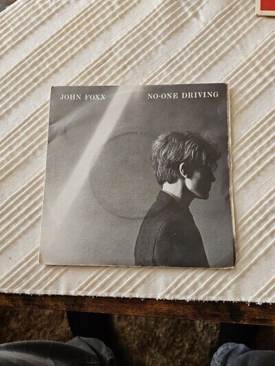 John Foxx No- One Driving 2 x7 inch vinyl single record